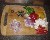 A picture of step 1 of Instant cheese burst pizza.