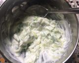A picture of step 2 of Curd Cucumber Sandwich.