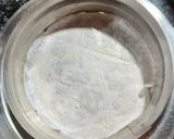 A picture of step 2 of Strawberry Cheese cake.