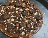 A picture of step 7 of Chocolate Pizza.