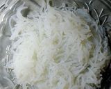 A picture of step 5 of Falooda sev without machine.