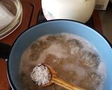 A picture of step 2 of Arroz con Leche.