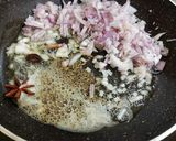 A picture of step 4 of Soya Chunk keema.
