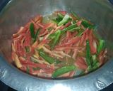 A picture of step 3 of Arabic Bukhari Rice.