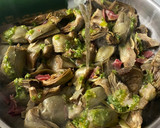 Foto del paso 4 de la receta: Alcachofitas rehogadas con ajito