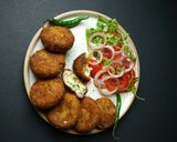 A picture of step 6 of Dahi ke Kebab.