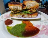 A picture of step 16 of Vada pav (from scratch).