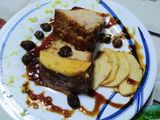Budín de pan, fruta, especias y frutos secos!!