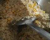 A picture of step 1 of Corn Rice.