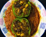 शिमला लबाबदार (shimla lababdar recipe in Hindi) रेसिपी चरण 2 फोटो
