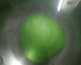 Foto langkah ke 2 dari resep Roti sobek (pandan).