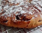 Pas rețetă Cozonac cu gem de prune, cireșe din dulceața și nucă măcinată 4 fotografie