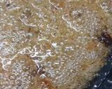 A picture of step 3 of Amaranth or Rajgira Halwa.