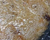 A picture of step 3 of Amaranth or Rajgira Halwa.