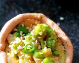 चींजी मटर आलू कचौड़ी (cheesy matar aloo kachori recipe in hindi) रेसिपी चरण 8 फोटो
