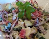Paradicsomos mozzarellás csirkemell görög salátával (gm, lm) recept fázis 5 fotója