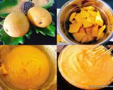 A picture of step 3 of Mango Cheesecake.