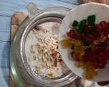A picture of step 2 of Eggless Fruit Cake Without Oven.
