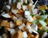 A picture of step 1 of Sweet Pumpkin sabji #Cookpad.