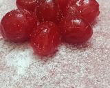 A picture of step 5 of Eggless strawberry cake.
