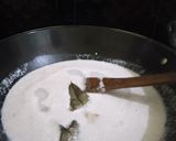 Foto langkah ke 3 dari resep Santan Putih Daun Labu.
