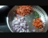A picture of step 2 of Thousand island dressing pasta salad.