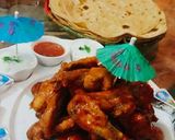 A picture of step 7 of چکن بفیلو ونگ..اور بلیو چیز ڈریسنگ.