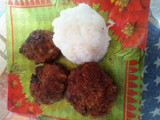 Mini albóndigas con arroz