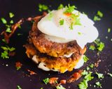 A picture of step 4 of Brunch Sweet Potato Cakes.