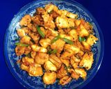 A picture of step 9 of Bread Upma.