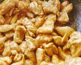 A picture of step 3 of Chicken Changezi.