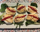 Foto del paso 4 de la receta: Huevos rellenos de caballa y pimientos del piquillo
