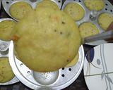 A picture of step 5 of Carrot idli.