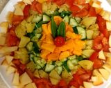 "ચટપટું પોટેટો મેંગો વેજી સલાડ" (chatptu potato mango veg salad recipe in Gujarati) રેસીપી સ્ટેપ2ફોટો