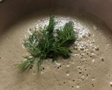 A picture of step 6 of Fennel and mushroom soup - vegan.