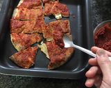 A picture of step 1 of Toasted Arabic Cheese Crispy Sandwich.