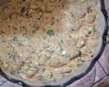 A picture of step 3 of Chicken shami burger.