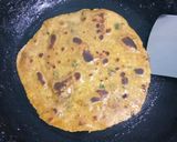 পালক মটর কা থেপলা(Palak Matar Ka Thepla recipe in Bengali) রেসিপির ধাপ 4 ছবি