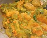 A picture of step 8 of Jal Bhara Chichinga / Steamed fritters in Snake Gourd curry.