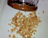 A picture of step 5 of Nutella shake.