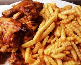 Ketchupos mézes csípős csirkeszárny (sütőzacskóban sütve) recept fázis 3 fotója