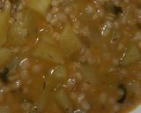 Foto del paso 3 de la receta: Guiso de trigo con papas y pollo frito