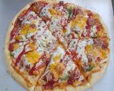 Foto langkah ke 10 dari resep Pizza Tanpa Ulen.