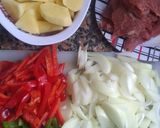Foto del paso 1 de la receta: Bifecitos a la criolla