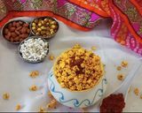 A picture of step 3 of Achari Masala Jowar Dhani (Popped Sorghum).