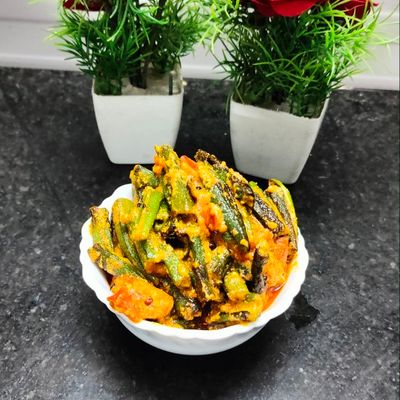 Dahi Bhindi (Recipe In Hindi) Recipe