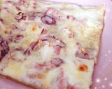 Une image de l'étape 7 de Flammekueche tarte flambée fines.