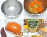 Foto langkah ke 1 dari resep Sweet Potato Kabocha Crumble Butter Cake.