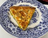 Une image de l'étape 7 de Quiche printanière poireaux chèvre frais et herbes de Provence.