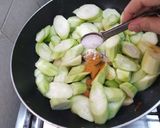 A picture of step 3 of Turai ka Salan (Ridge gourd Curry).